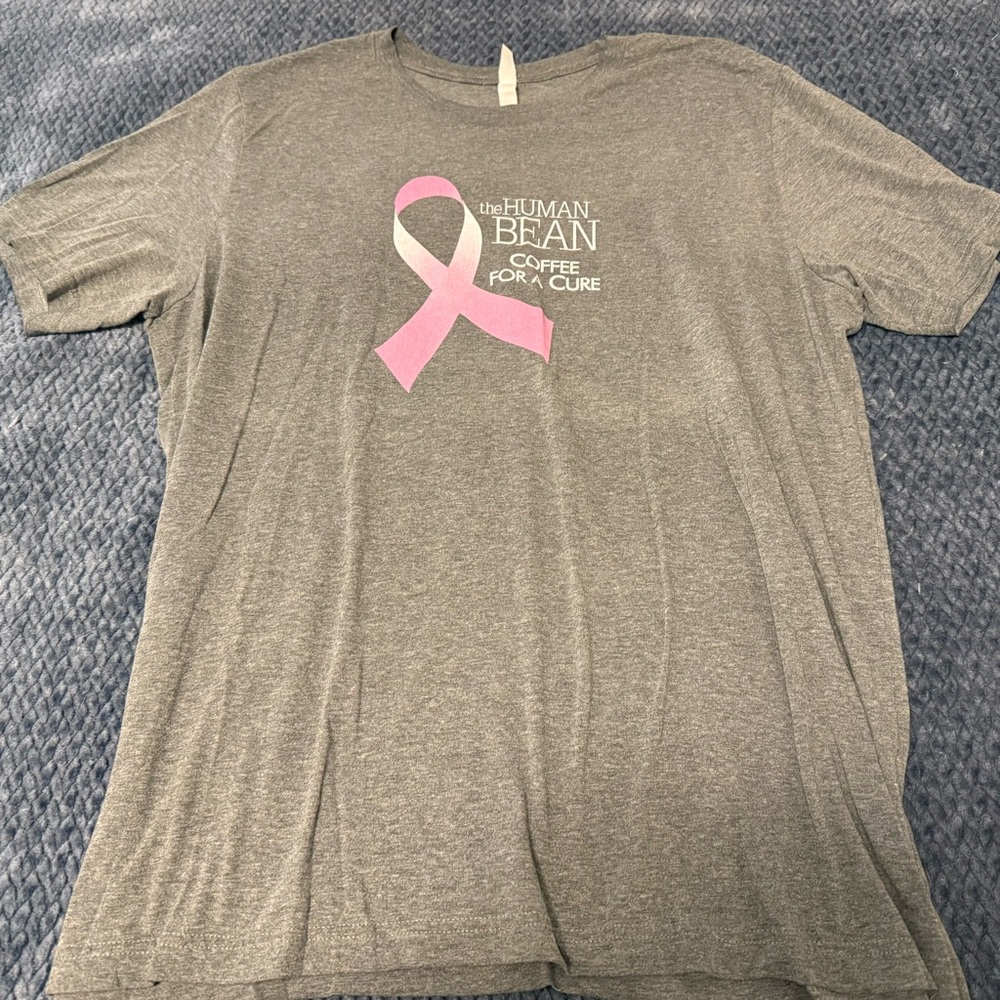 HUMAN BEAN COFFEE FOR A CURE T-SHIRT